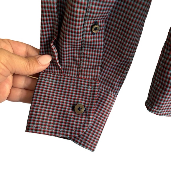 UNTUCKit Wrinkle-free Performance Symington Dress Shirt Plaid Button Down - Picture 8 of 10